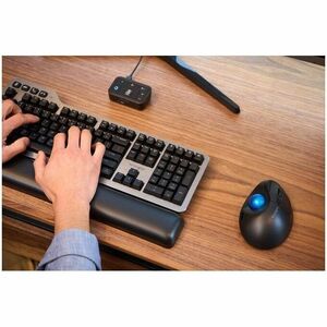 ACCO Pro Fit Ergo TB450 Trackball - Bluetooth/Radio-Frequenz - USB - Optisch - 7 Taste(n) - Kabellos - 2,40 GHz - 1600 dpi