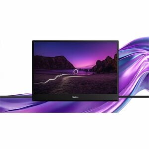 Lenovo ThinkVision M16 16" Class WUXGA LED Monitor - 16:10 - Eclipse Black - 16" Viewable - In-plane Switching (IPS) Techn