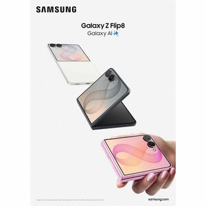 Samsung Galaxy Z Flip8 SM-F776B 256 GB Smartphone - 17,5 cm (6,9 Zoll) Flexibler faltbarer Bildschirm Dynamic AMOLED 2X Fu