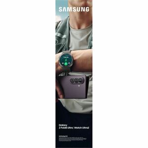 Samsung Galaxy Watch Ultra2 SM-L715F Smart Watch - 47.40 mm Case Height - 47.10 mm Case Width - Titanium Silver Body Color