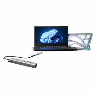 i-tec USB/Ethernet Combo Hub - USB Type A, USB Type C - 640 MB/s - Notebook, Desktop - 7 Total USB Port(s)1 Network (RJ-45