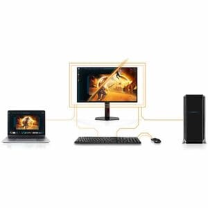 AOC CU34G4CA 34" Class UW-QHD Curved Screen Gaming LED Monitor - 21:9 - Black, Red - 86.4 cm (34") Viewable - Fast Vertica