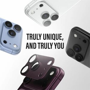 PanzerGlass Fender Camera Lens Protector - Dark Cherry - Glass, Aluminium