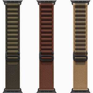 Apple Watch Ultra 4 Smartwatch - 49 mm Case Height - 44 mm Case Width - Schwarz Tasche, Farbe - Burgunderrot Band Color - 