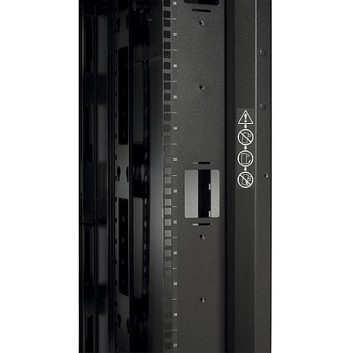 APC by Schneider Electric NetShelter SX 45U Rack Cabinet - 482.60 mm Rack Width - Black - 1022 kg Dynamic/Rolling Weight C