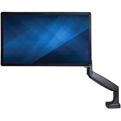 BRACCIO PER MONITOR SCRIVANIA SINGOLA - FULL MOTION-NERO