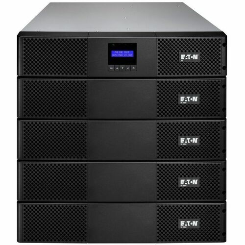 UPS online a doppia conversione Eaton 9E1000IR - 1 kVA/900 W - 2U Rack-Montabile - 6 Minuto Stand-by - 230 V ca, 120 V AC 