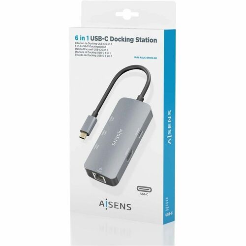 USB-C DOCK 6 EN1 USB-C A 1XHDMI1XRJ45 3XUSB-A 1XUSB-C PD