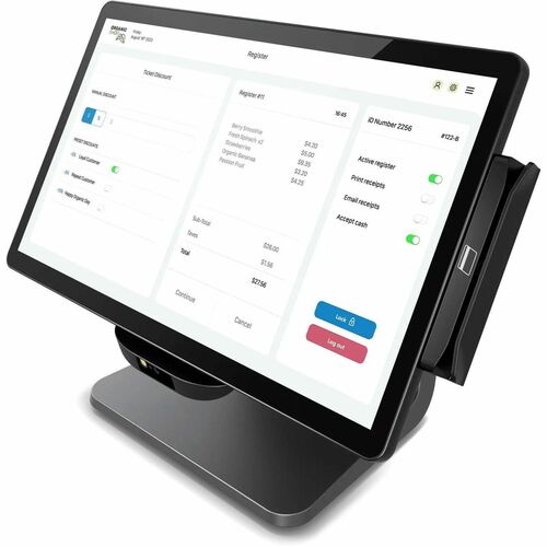 Elo E-Series 3 POS Terminal - (Intel Celeron N97 - 8 GB DDR5 SDRAM 128 GB M.2/PCI Express - 39.6 cm (15.6") LED Touchscree