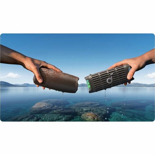 soundcore Boom 3i Portable Bluetooth Speaker System - 50 W RMS - Adventurer Black - 56 Hz to 20 kHz - Battery Rechargeable