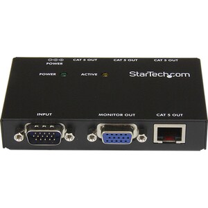 StarTech.com 4 Port VGA Over CAT5 Video Extender - 450ft (150m) - 1 x 1