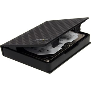StarTech.com 2.5in Anti-Static Hard Drive Protector Case - Black (3pk) - Plastic - Black - 1 Hard Drive