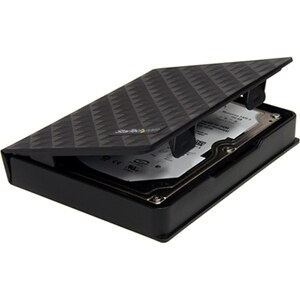 StarTech.com 2.5in Anti-Static Hard Drive Protector Case - Black (3pk) - 2.5 HDD protector black - 2.5 HDD protector - Pol