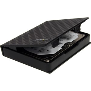 StarTech.com Paquete de 3 Cubiertas Protectoras - Funda de Plástico Disco Duro de 2.5in Pulgadas - Forro - Negro - Polipro