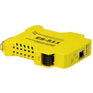 Brainboxes Industrial Ethernet to Serial 1xRS232/422/485 - DIN Rail Mountable - PC, Linux - 1 x Number of Serial Ports Ext