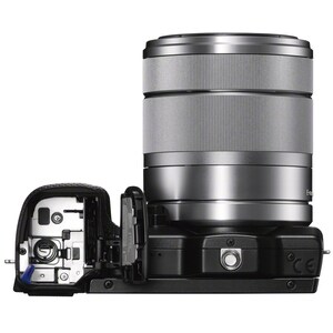 Sony alpha NEX-5R 16.1 Megapixel Mirrorless Camera with Lens - 0.63" - 1.97" - Black - Exmor APS HD CMOS sensor Sensor - 3