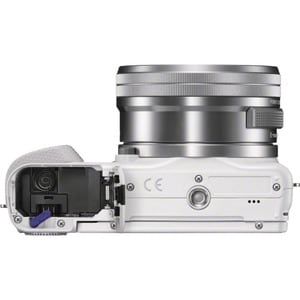 Sony alpha NEX-3N 16.1 Megapixel Mirrorless Camera with Lens - 0.63" - 1.97" - White - CMOS Sensor - Autofocus - 3"LCD - 3