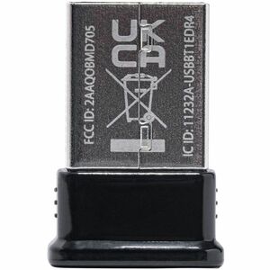 StarTech.com Adattatore Mini USB Bluetooth 4.0 - Dongle wireless EDR classe 1 da 50 m - Esterno - USB - 3 Mbit/s - 2,48 GH