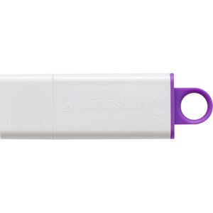 Lecteur flash Kingston DataTraveler G4 - 64 Go - USB 3.0 - Violet, Blanc - 5 an(s) Garantie