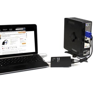 PORTABLE KVM CONSOLE - VGA USB CRASH CART ADAPTER