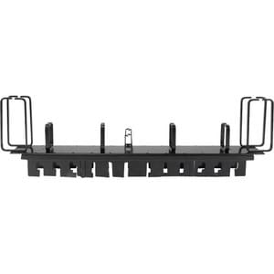 StarTech.com 2U Double-Sided Horizontal / Vertical Cable Management Panel with Finger Duct & D-Ring Hooks - Rack Cable Org