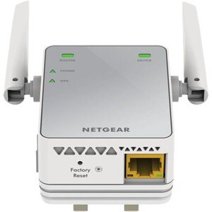 NETGEAR N300 WiFi Range Extender, Essentials Edition, EX2700 - 2.40 GHz - 1 x Network (RJ-45) - Ethernet, Fast Ethernet - 