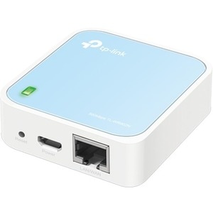 TP-Link TL-WR802N Wi-Fi 4 IEEE 802.11n Ethernet Wireless Router - 2.48 GHz ISM Band - 37.50 MB/s Wireless Speed - 1 x Netw