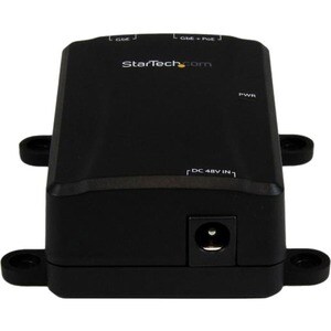 StarTech.com 1 Port Gigabit Midspan - PoE+ Injector - 802.3at and 802.3af - Wall-Mountable Power over Ethernet Injector Ad