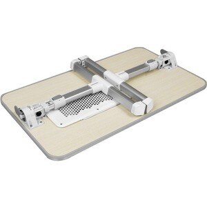 Aluratek Adjustable Ergonomic Laptop Cooling Table with Fan - For - Table TopRectangle Top - 88 lb Capacity - Height Adjus