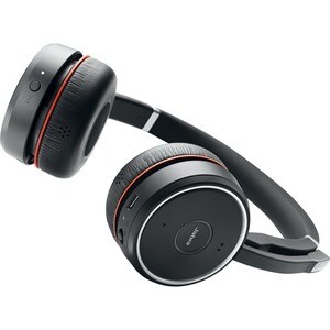 Casque Jabra EVOLVE 75 MS - Sans fil - Design Sur tête - Stéréo - Binaural - Circumaural - Portée 3048 cm - Bluetooth - Fr