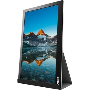 AOC I1601FWUX 16" Class Full HD Monitor LCD - 16:9 - Prata - 39,6 cm (15,6") Viewable - LED Backlight - 1920 x 1080 - 262.