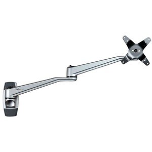 StarTech.com Wall Mount Monitor Arm, Articulating/Adjustable Ergonomic VESA Monitor Arm (20" Long), Display up to 34" (30.