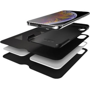 OtterBox Strada Carrying Case (Book Fold) Apple iPhone XS Max - Black - Fingerprint Resistant, Scratch Resistant, Scuff Re