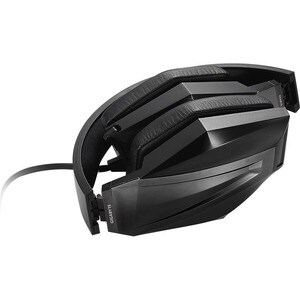 Gigabyte FORCE H3X Wired Over-the-head Stereo Headset - Black - Binaural - Circumaural - 32 Ohm - 20 Hz to 20 kHz - 200 cm