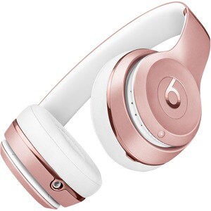 Beats by Dr. Dre Solo3 Wireless Headphones - Rose Gold - Stereo - Wireless - Bluetooth - Over-the-head - Binaural - Circum
