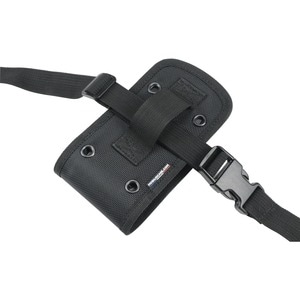 MOBILIS Carrying Case (Holster) Handheld Terminal, Smartphone, Tablet - Black - 1680D Polyester Body - Belt Strap - 180 mm