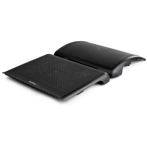 StarTech.com Ergonomic Rocking Foot Rest with Cable Management - 30° Tilt - Black - Rubber - 1 Each - TAA Compliant