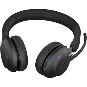 Jabra Evolve2 65 Kabellos Kopfbügel Stereo Headset - Schwarz - Binaural - Ohraufliegend - Bluetooth - Host-Schnittstelle: 