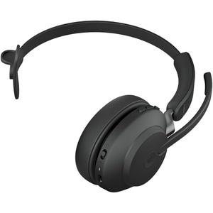 Jabra Evolve2 65 Wireless Over-the-head Mono Headset - Black - Monaural - Supra-aural - Bluetooth - USB Type A