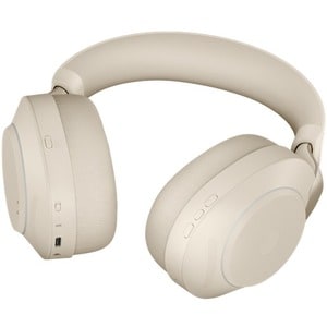 Jabra Evolve2 85 Wireless Over-the-head Stereo Headset - Beige - Binaural - Supra-aural - Bluetooth