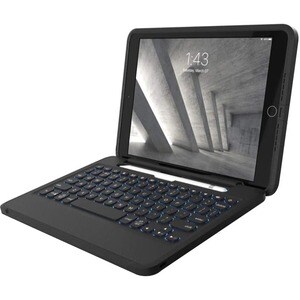 ZAGG Rugged Book Rugged Keyboard/Cover Case (Book Fold) for 10.2" (259.08 mm) to 10.5" (266.70 mm) Apple iPad Pro, iPad (7