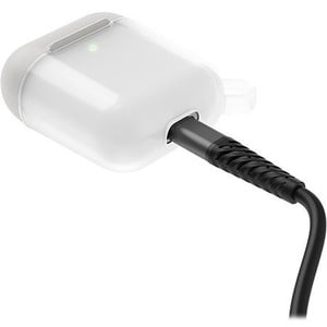 OtterBox Ispra Carrying Case Apple AirPods - Moon Crystal Gray, Translucent - Drop Resistant, Scuff Resistant, Damage Resi
