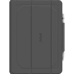 ZAGG Rugged Messenger Keyboard/Cover Case (Messenger) for 25.9 cm (10.2") Apple iPad (7th Generation) Tablet - Black - Dro