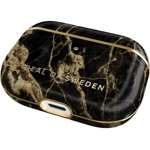iDeal Of Sweden Carrying Case Apple AirPods Pro - Canvas Body - Golden Smoke Marble