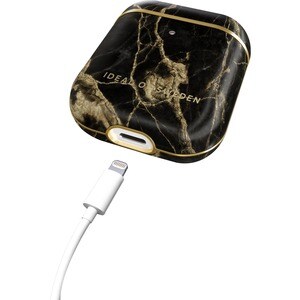 iDeal Of Sweden Carrying Case Apple AirPods - Canvas Body - GOLDEN SMOKE MARBLE