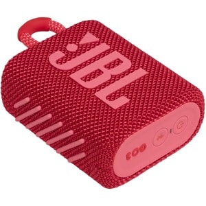 JBL Go 3 Portable Bluetooth Speaker System - Red - 110 Hz to 20 kHz - Battery Rechargeable - 1 Pack