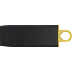 Kingston DataTraveler Exodia DTX 128 GB USB 3.2 (Geração 1) Unidade Flash - Preto, Amarelo - 1 Pack