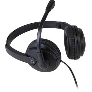 Aluratek AWHU02FB Headset - Stereo - USB - Wired - Over-the-head - Binaural - Ear-cup - 6.92 ft Cable - Noise Cancelling M