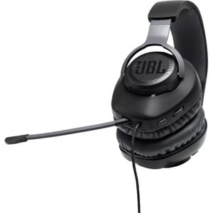 JBL Free WFH Wired Over-the-ear Headset - Black - Ear-cup - 32 Ohm - 20 Hz to 20 kHz - 120 cm Cable - Noise Cancelling Mic