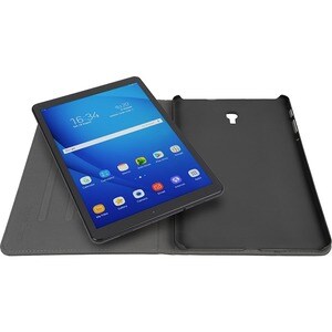 Gecko Covers Easy-Click Carrying Case (Book Fold) for 26.7 cm (10.5") Samsung Tablet - Black - Plastic, Velour Interior, P